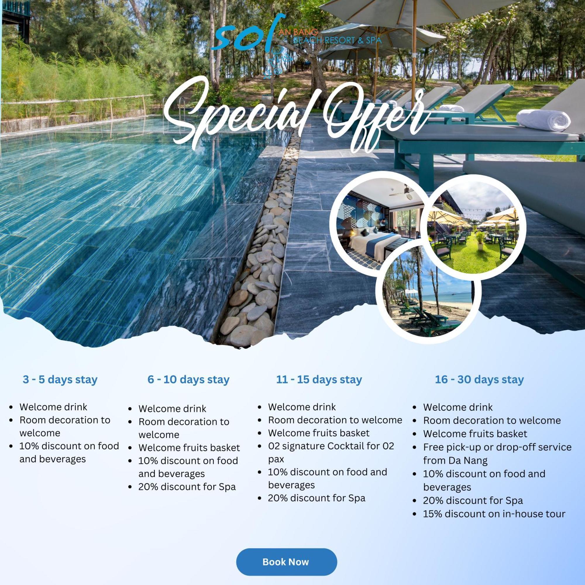 Sol An Bang Beach Resort & Spa Hội An Kültér fotó